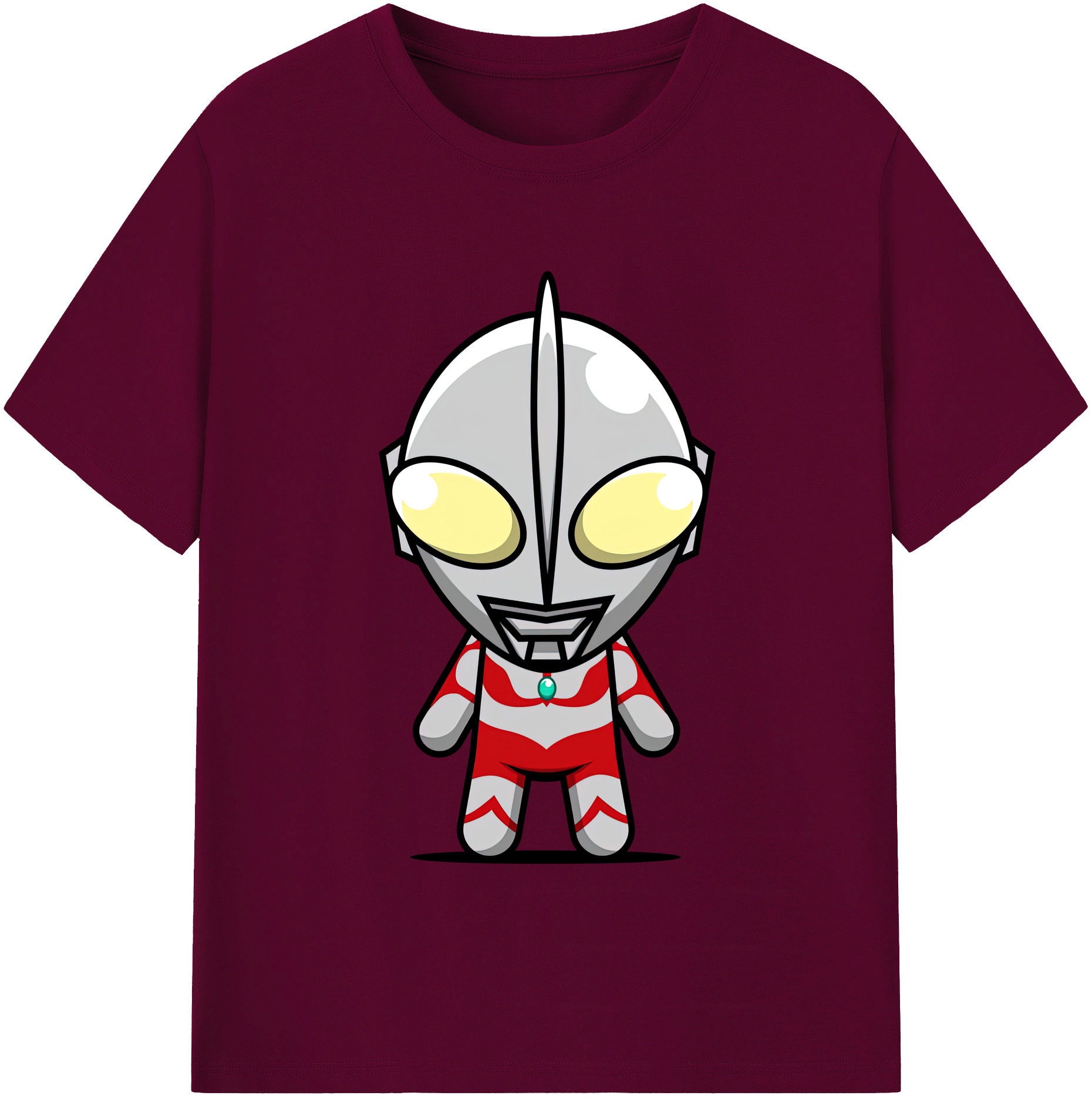 （画像用） ウルトラマン Ultraman レディースカジュアルプリントTシャツ（綿100％）